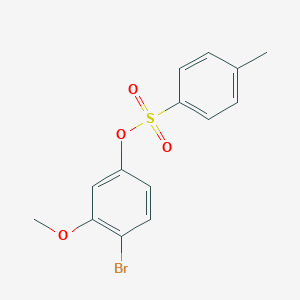 molecular formula C14H13BrO4S B166338 4-溴-3-甲氧基苯基 4-甲基苯磺酸酯 CAS No. 137396-01-1