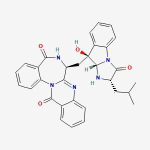 molecular formula C31H29N5O4 B1663381 阿斯柏利菌素 CAS No. 93413-04-8
