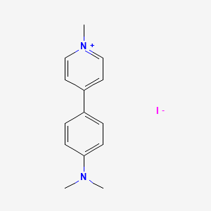 molecular formula C14H17IN2 B1663386 4-[4-(二甲氨基)苯基]-1-甲基吡啶-1-鎓碘化物 CAS No. 1141-41-9