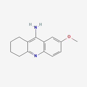 B1663404 7-Methoxy-1,2,3,4-tetrahydroacridin-9-amine CAS No. 5778-80-3