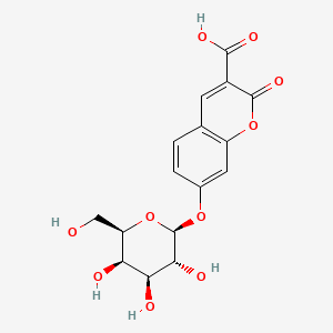 B1663418 3-Carboxyumbelliferyl beta-D-galactopyranoside CAS No. 64664-99-9