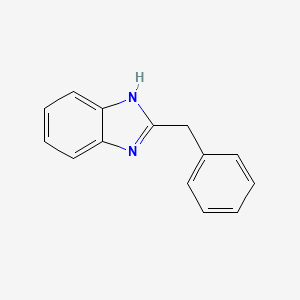 molecular formula C₁₄H₁₂N₂ B1663423 Bendazol CAS No. 621-72-7