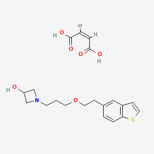 molecular formula C₂₀H₂₅NO₆S B1663427 依多奈匹克马来酸盐 CAS No. 519187-97-4