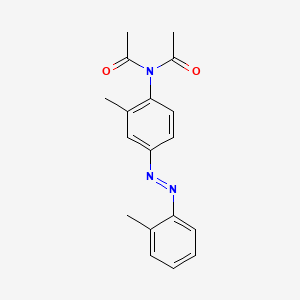 molecular formula C₁₈H₁₉N₃O₂ B1663434 Diacetazotol CAS No. 83-63-6