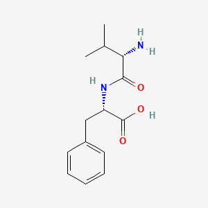 molecular formula C₁₄H₂₀N₂O₃ B1663441 L-valyl-L-phenylalanine CAS No. 3918-92-1