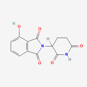molecular formula C₁₃H₁₀N₂O₅ B1663445 4-Hydroxy thalidomide CAS No. 5054-59-1