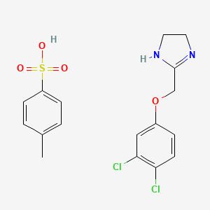 molecular formula C₁₇H₁₈Cl₂N₂O₄S B1663450 托昔酸芬美唑 CAS No. 83474-08-2