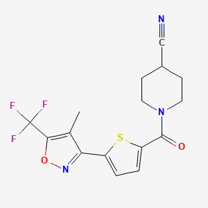 molecular formula C₁₆H₁₄F₃N₃O₂S B1663461 Mao-B-IN-1 CAS No. 1124198-17-9