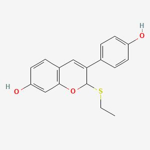 molecular formula C₁₇H₁₆O₃S B1663477 Anti-inflammatory agent 1 CAS No. 1096621-42-9