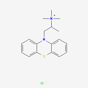 molecular formula C₁₈H₂₃ClN₂S B1663478 Thiazinamium chloride CAS No. 4320-13-2