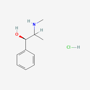 molecular formula C10H16ClNO B1663538 Ephedrine hydrochloride CAS No. 50-98-6
