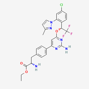 B1663554 Telotristat ethyl CAS No. 1033805-22-9