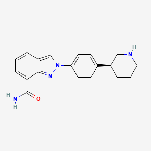molecular formula C₁₉H₂₀N₄O B1663559 Niraparib CAS No. 1038915-60-4