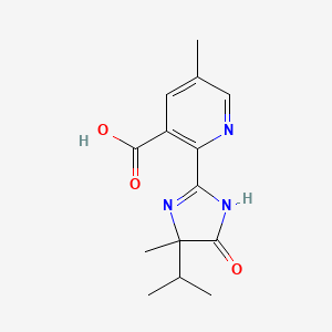 molecular formula C14H17N3O3 B1663560 Imazapic CAS No. 104098-48-8