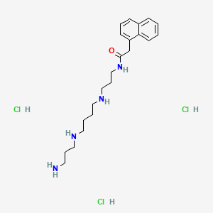 B1663565 NASPM trihydrochloride CAS No. 1049731-36-3