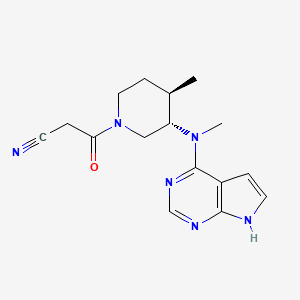 molecular formula C16H20N6O B1663571 (3S,4R)-托法替尼 CAS No. 1092578-48-7