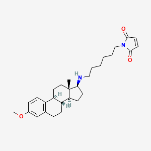 1-(6-((3-Methoxyestra-1,3,5(10)-trien-17-yl)amino)hexyl)-1H-pyrrole-2,5-dione