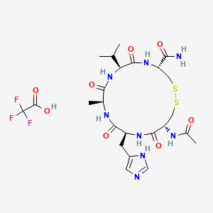 molecular formula C24H35F3N8O8S2 B1663583 ADH-1 三氟乙酸 CAS No. 1135237-88-5