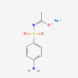 molecular formula C8H9N2NaO3S B1663599 Sulfacetamide sodium CAS No. 127-56-0