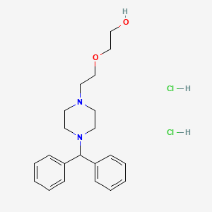 molecular formula C21H30Cl2N2O2 B1663606 Hydroxydiethylphenamine CAS No. 13073-96-6
