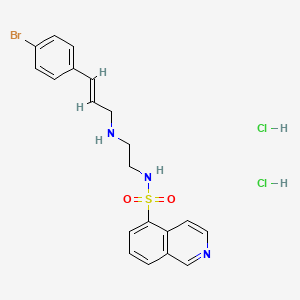 molecular formula C20H22BrCl2N3O2S B1663607 H-89 Dihydrochloride CAS No. 130964-39-5