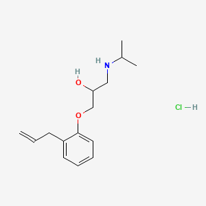 molecular formula C15H23NO2.HCl B1663611 Alprenolol hydrochloride CAS No. 13707-88-5