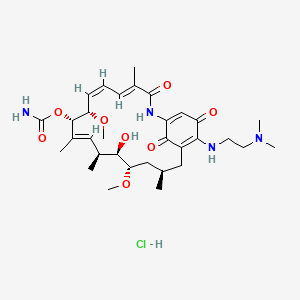 molecular formula C32H48ClN3O9 B1663619 Alvespimycin hydrochloride CAS No. 467214-21-7