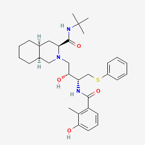 molecular formula C32H45N3O4S B1663628 奈非那韦 CAS No. 159989-64-7