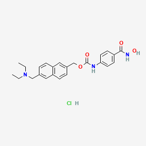 molecular formula C24H28ClN3O4 B1663653 吉维他汀盐酸盐 CAS No. 199657-29-9