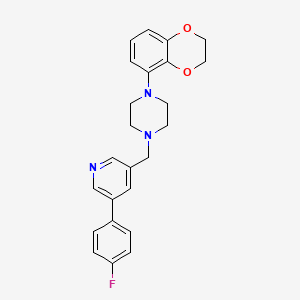 molecular formula C24H24FN3O2 B1663661 阿多普拉嗪 CAS No. 222551-17-9