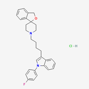 molecular formula C30H32ClFN2O B1663665 Siramesine hydrochloride CAS No. 224177-60-0