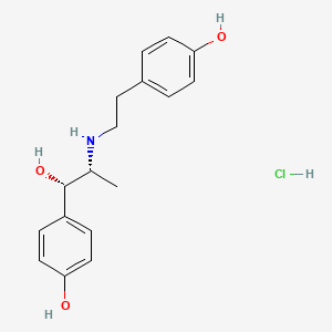 molecular formula C17H21NO3.HCl B1663667 利托君盐酸盐 CAS No. 23239-51-2
