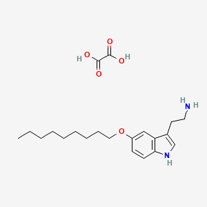 molecular formula C21H32N2O5 B1663674 5-壬氧基色胺草酸盐 CAS No. 157798-13-5