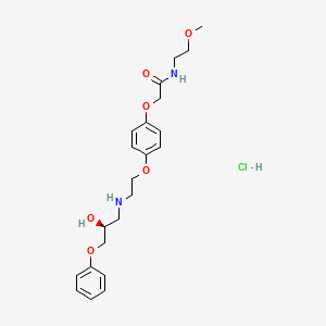 molecular formula C22H31ClN2O6 B1663680 ZD 7114 hydrochloride CAS No. 129689-28-7