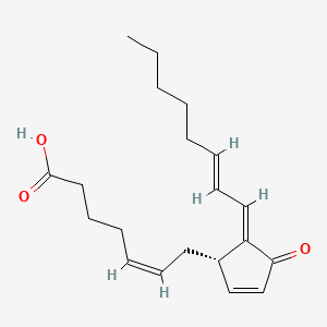 molecular formula C20H28O3 B1663695 15-Deoxy-delta-12,14-prostaglandin J2 CAS No. 87893-55-8