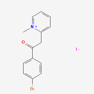 molecular formula C14H13BrINO B1663712 2-[2-(4-Bromophenyl)-2-oxoethyl]-1-methylpyridiniumiodide CAS No. 304679-75-2