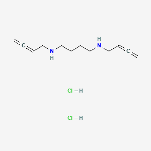 molecular formula C12H22Cl2N2 B1663721 N1,N4-二(丁-2,3-二烯-1-基)丁烷-1,4-二胺二盐酸盐 CAS No. 93565-01-6