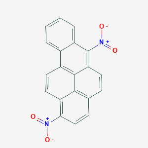 molecular formula C20H10N2O4 B166374 1,6-Dinitrobenzo(a)pyrene CAS No. 128714-75-0