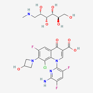 B1663749 Delafloxacin meglumine CAS No. 352458-37-8