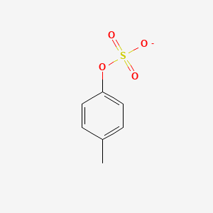 molecular formula C7H7O4S- B1663762 对甲酚硫酸盐 CAS No. 3233-58-7