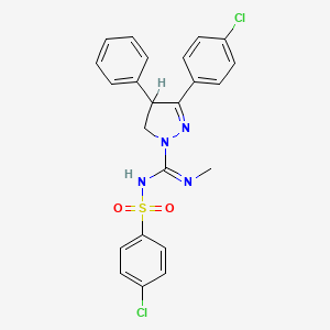 molecular formula C₂₃H₂₀Cl₂N₄O₂S B1663844 伊比那班特 CAS No. 362519-49-1