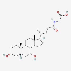B1663851 Glycochenodeoxycholic acid CAS No. 640-79-9
