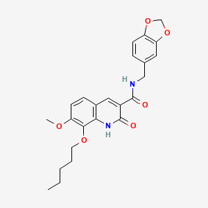 molecular formula C19H22N4O5 B1663865 JTE 907 CAS No. 170148-29-5