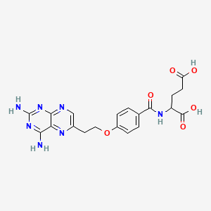 molecular formula C20H21N7O6 B1663913 11-氧杂均叶酸 CAS No. 78520-72-6