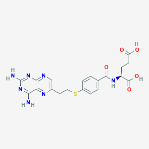 molecular formula C20H21N7O5S B1663915 11-硫代氨甲蝶呤 CAS No. 74163-10-3