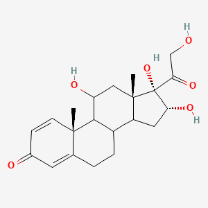 molecular formula C21H28O6 B1663942 16α-羟基泼尼松龙 CAS No. 13951-70-7