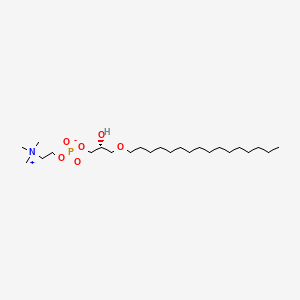 molecular formula C24H52NO6P B1663980 1-O-十六烷基-sn-甘油-3-磷酸胆碱 CAS No. 52691-62-0