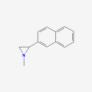 B1664016 1-Methyl-2-(naphthalen-2-yl)aziridine CAS No. 28494-15-7