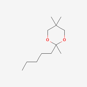 molecular formula C12H24O2 B1664017 2,5,5-三甲基-2-戊基-1,3-二噁烷 CAS No. 13273-84-2