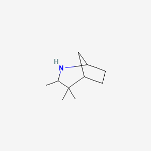 molecular formula C10H19N B1664052 2-氮杂双环[3.2.1]辛烷, 3,4,4-三甲基- CAS No. 64048-86-8